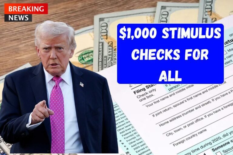 $1,000 Stimulus Checks for All – 2025 Full Payment Schedule for Seniors